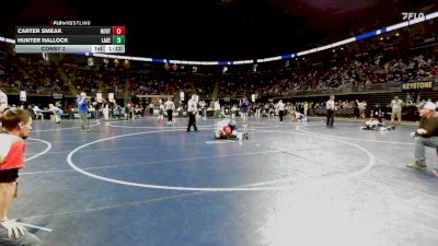 120 lbs Consy 2 - Carter Smeak, North Star vs Hunter Hallock, Lake Lehman