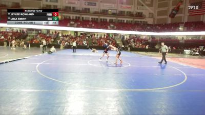 120 lbs Cons. Round 2 - Lola Smith, Boise vs Jaylee Rowland, Parma