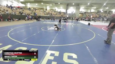 65 lbs Cons. Round 4 - Reese Carter, Williamson County Wrestling Cl vs Christian Whitted, Champion`s Path