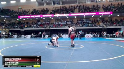 171 lbs Cons. Round 1 - Gavin Kohler, North Pole Patriots vs JASON PICKERING, Wasilla High School