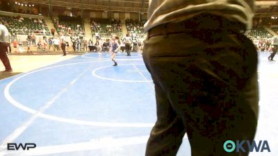 70 lbs Rr Rnd 2 - Graycie Card, Tulsa Blue T Panthers vs Melissavette Alba, Cowboy Wrestling Club