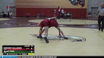 133 lbs Cons. Semi - Blake Engel, Coe vs Anthony Gallagher, Coe