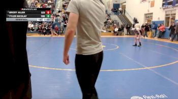 120 lbs Semifinal - Tyler Nicolay, Torrington vs Brody Allen, Glenrock