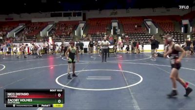 65 lbs Semifinal - Zacoby Holmes, Unattached vs Nico Distasio, St Cletus