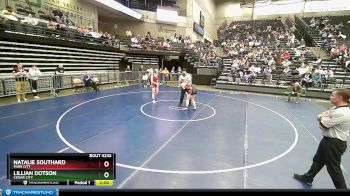 4A 135 lbs Cons. Round 2 - Lillian Dotson, Cedar City vs Natalie Southard, Park City