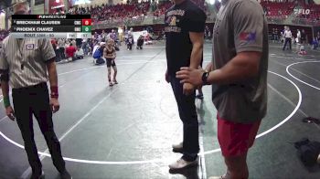 50 lbs Semifinal - Phoenix Chavez, Gering Wrestling Club vs Breckham Clausen, Conestoga Wrestling Club