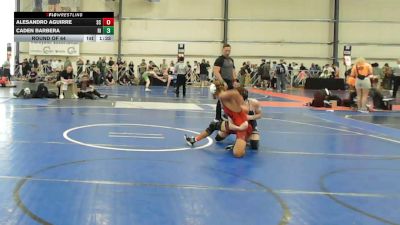 120 lbs Round Of 64 - Alesandro Aguirre, SC vs Caden Barbera, RI
