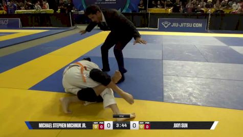 Jiayi Sun vs Michael Stephen Michnuk Jr. 2025 Pan Kids Jiu-Jitsu IBJJF Championship