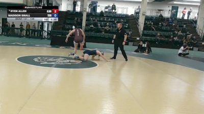 138 lbs Cons. Round 2 - Ryen Allen, Alma vs Madison Small, Trine