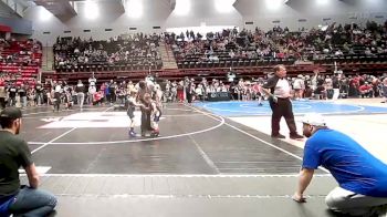 56 lbs Consi Of 4 - Cutter Bledsoe, Woodland Wrestling Club vs MJ Franke, Dark Cloud Wrestling Club