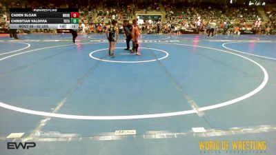 52 lbs Round Of 16 - Caden Sloan, Morrison Takedown Club vs Christian Valdivia, Total Kaos