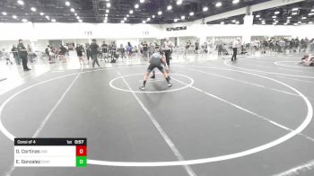 130 lbs Consi Of 4 - Devin Cortinas, 209 Wrestling vs Ethan Gonzalez, Central Coast Most Wanted