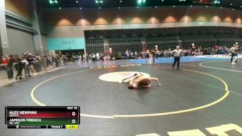 126 lbs Champ. Round 1 - Jamison French, Del Oro vs Alex Newman, Servite