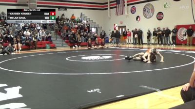 138 lbs Quarterfinal - Cayden Kruger, Waukon vs Rylan Gaul, West Delaware, Manchester