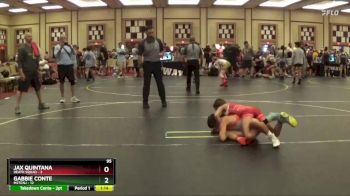 95 lbs Semis & 1st Wrestleback (8 Team) - Gabbie Conte, M2TCNJ vs Jax Quintana, Death Squad