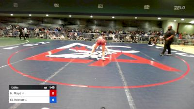 132 lbs Consi Of 16 #1 - Hayden Mayo, VA vs Makena Heston, CO