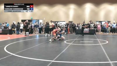 170 lbs Cons. Quarters - Annette Barry, Mohawk vs Caroline Cunningham, Primus