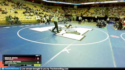 126 Class 4 lbs Cons. Round 1 - Brock Smith, Grain Valley vs Jaxton Fetters, Lee`s Summit West