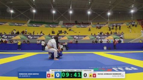 RAFAEL GIORDANO RODRIGUES TEIXEI vs DORGIVAN JESUS SANTOS 2026 FPJJ Circuito Paulista GI Etapa 3