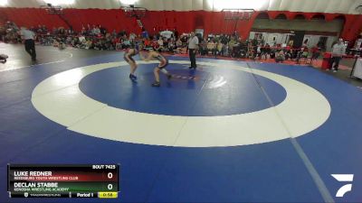 101-109 lbs Round 2 - Luke Redner, Reedsburg Youth Wrestling Club vs Declan Stabbe, Kenosha Wrestling Academy