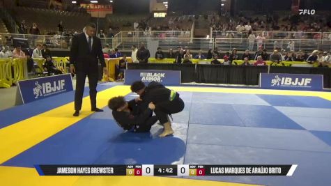 Lucas Marques De Araújo Brito vs Jameson Hayes Brewster 2025 Pan Jiu Jitsu IBJJF Championship