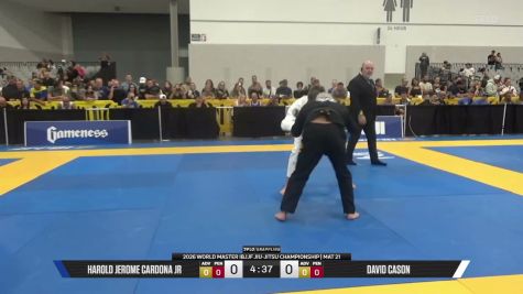 David Cason vs Harold Jerome Cardona Jr 2026 World Master IBJJF Jiu-Jitsu Championship