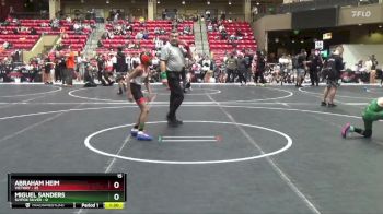 68 lbs Round 4 (6 Team) - Abraham Heim, Victory vs Miguel Sanders, SlyFox Silver