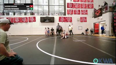 73 lbs Rr Rnd 5 - Jaxson Goodin, Morrison Takedown Club vs Cayden Petersen, Lions Wrestling Academy