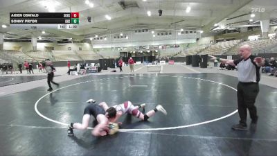138 lbs 3rd Place - Sonny Pryor, Greeneville High School vs Aiden Oswald, Station Camp High School