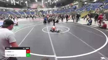 78 lbs Semifinal - Zandon Ness, Ridge WC vs Isaiah Rodriguez, Fort Lupton Metro