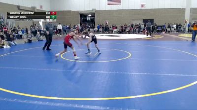 85B Quarterfinal - Henry Seidl, ANML vs Kolton Lehnertz, Wabasha/Kellogg