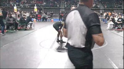 95 lbs Quarterfinal - Ethan Hernandez, High Pace Wrestling Club vs Christian Worthy, All I See Is Gold Academy