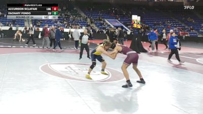 138 lbs Round Of 64 - Accursion Sclafani, Lowell vs Zachary Fondo, Xaverian