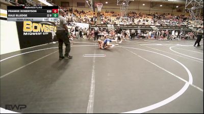 96 lbs Semifinal - Frankie Robertson, Hennessey Takedown Club vs Kale Elledge, E3 Wrestling