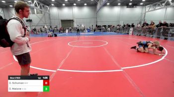 85 lbs Rr Rnd 3 - Dominic Schuman, Mat Assassins Wrestling Club vs Dane Malone, X-calibur