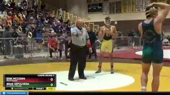 170 lbs Champ. Round 2 - Erik McCown, Palm Desert vs Brae Sepulveda, La Costa Canyon