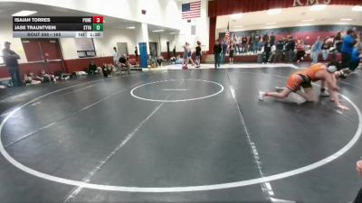 165 lbs Cons. Round 5 - Isaiah Torres, Powell vs Jase Trauntvein, Star Valley