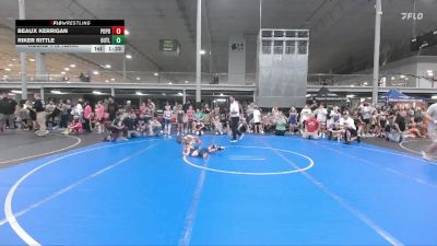 52 lbs Round 1 (6 Team) - Beaux Kerrigan, Poquoson-Pitbull vs Riker Rittle, Outlaws K-6