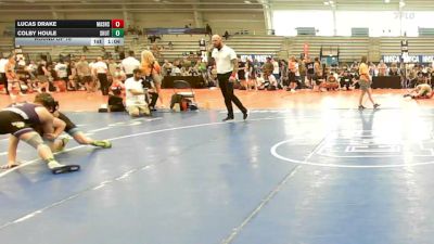160 lbs Round Of 16 - Lucas Drake, Mat Assassins - HSB vs Colby Houle, Team Shutt Weaver - HSB