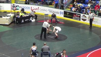 192 lbs Consi Of 16 #1 - Nathan Gardner, Bedford vs Hunter Hopstetter, Bangor