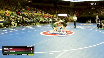 132 Class 4 lbs Cons. Round 1 - Wyatt Berra, Timberland vs Kade King, Jackson