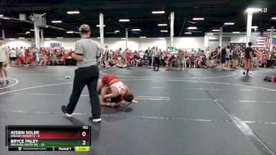 132 lbs Round 3 (4 Team) - Ayden Soler, Grease Monkey`s vs Bryce Paley, Orchard South WC