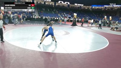 113 lbs Consi Of 32 #2 - Adam Keene, Lexington vs Ian Rios, Methuen