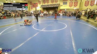 70 lbs Consi Of 8 #2 - Judson Gann, Barnsdall Youth Wrestling vs Stetson Jefferson, Raw Wrestling Club