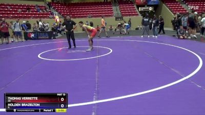 144 lbs Semifinal - Thomas Verrette, OK vs Holden Brazelton, IL