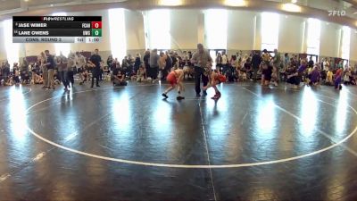 63 lbs Cons. Round 3 - Jase Wimer, Riverheads Middle School vs Lane Owens, Grundy Wrestling Club