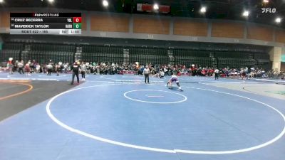 165 lbs Champ. Round 1 - Cruz Becerra, Vista Del Lago vs Maverick Taylor, Harrisburg