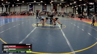 88 lbs Rd# 4- 2:00pm Friday Final Pool - Jaxon Sanchez, POWA vs Noah Desmond, PA Gold