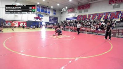 132 lbs Round 2 - Emmanuel Cobian, Silverback Wrestling Club vs Matthew Esqueda, Osoway