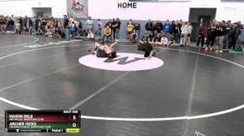 102 lbs Quarterfinal - Mason Ekle, Mid Valley Wrestling Club vs Archer Hicks, Chugach Eagles Wrestling Club